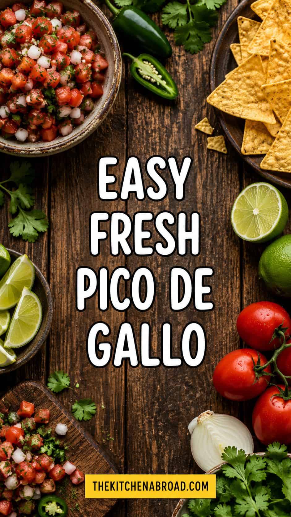 Easy Fresh Salsa Recipe (Pico de Gallo)