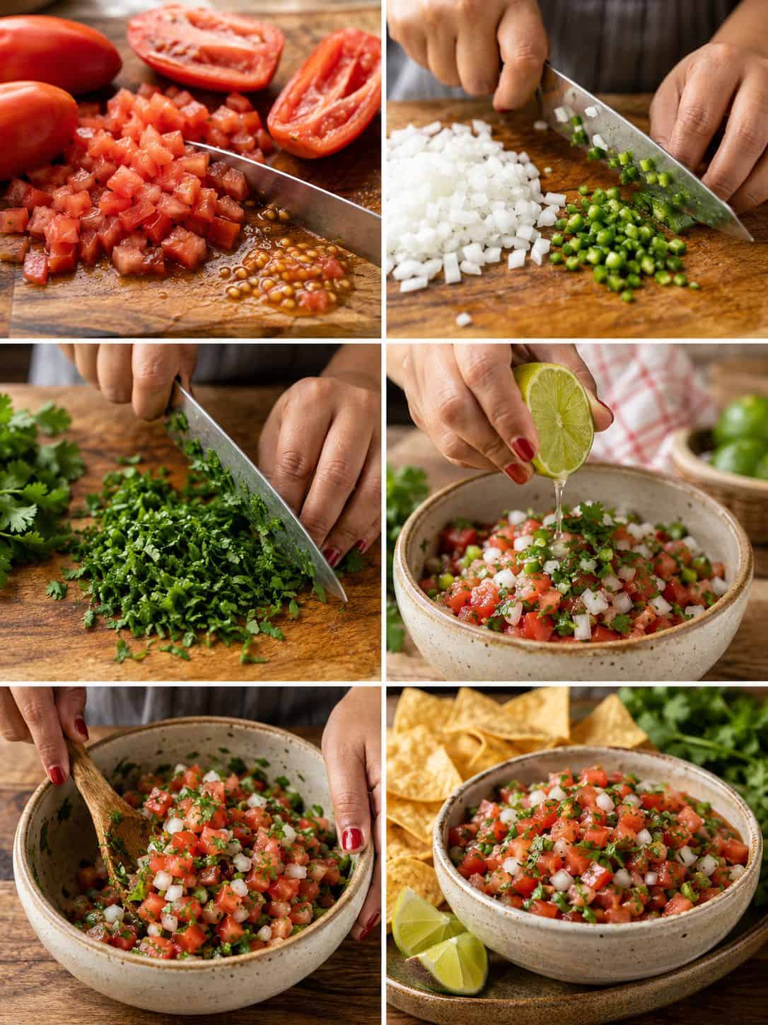 Easy Fresh Salsa Recipe (Pico de Gallo) pico de gallo RECIPES