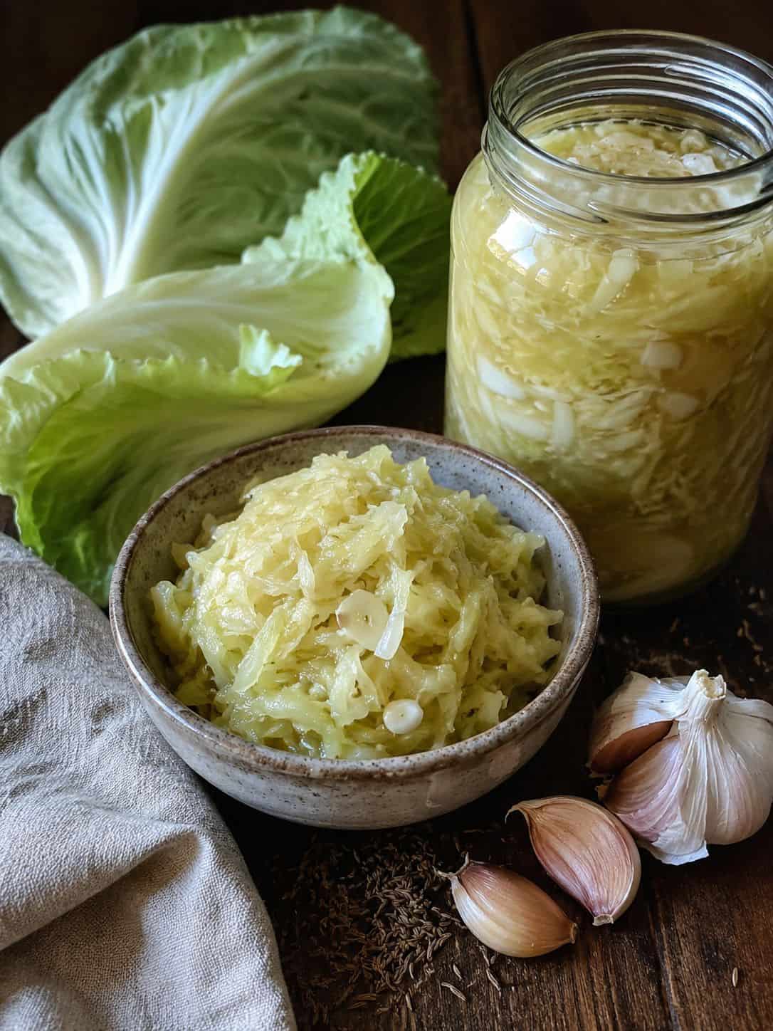 Easy Garlic Spring Cabbage Sauerkraut Recipe Easy Garlic Spring Cabbage Sauerkraut Recipe Garlic Spring Cabbage Sauerkraut RECIPES