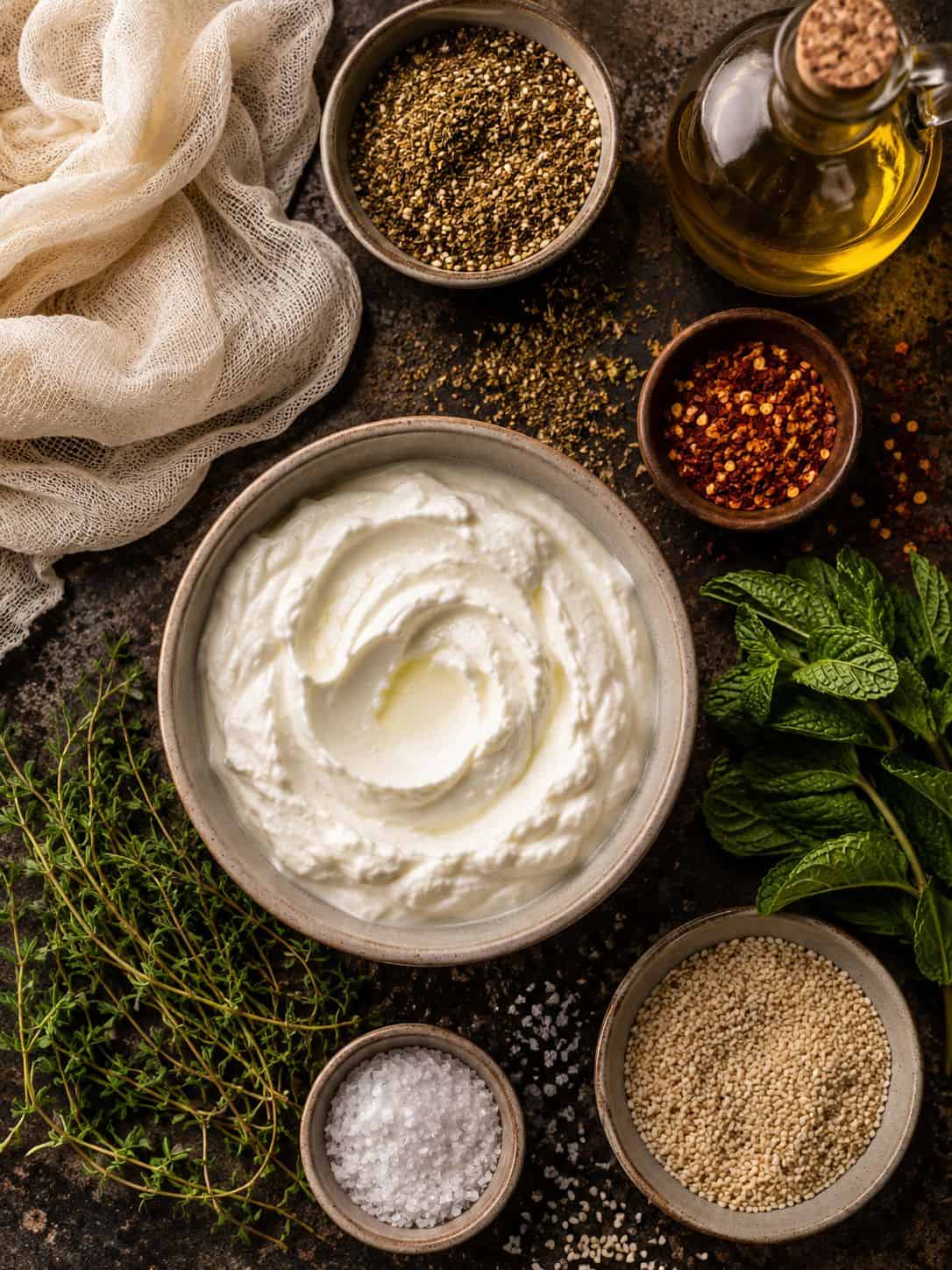 Homemade Labneh Recipe: 2 Ingredients, Thick and Tangy Salted yogurt ready to strain into labneh