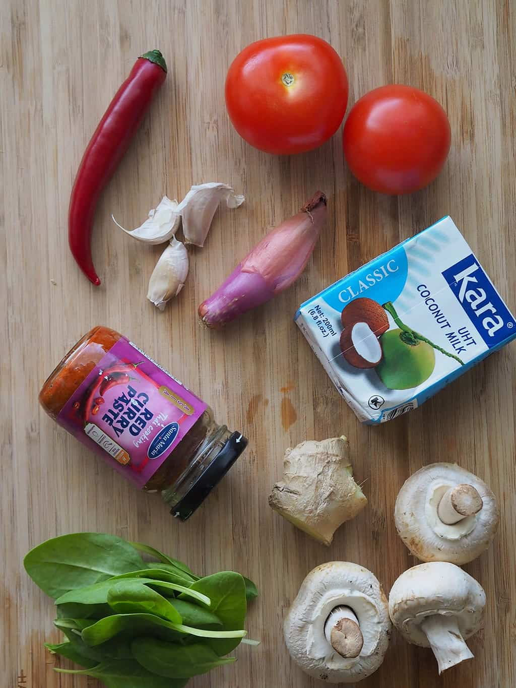 Quick Vegan Thai Curried Lentil Coconut Soup Ingredients you'll need to make this quick vegan Thai curried lentil coconut soup