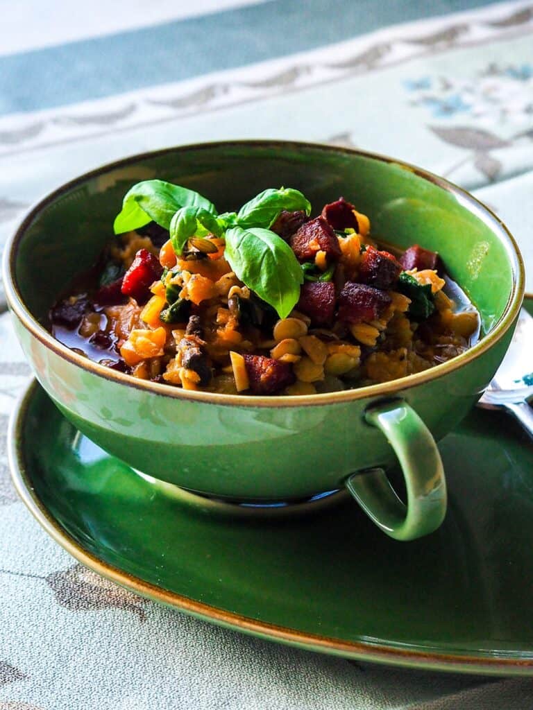 Easy Chorizo and Lentil Stew Recipe
