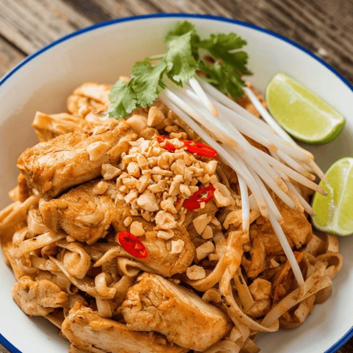 Easy Chicken Pad Thai Recipe