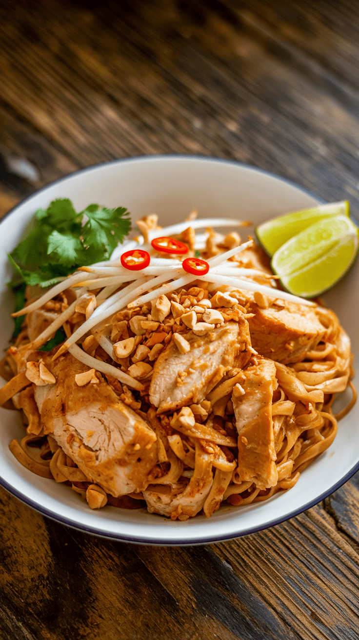 Easy Chicken Pad Thai Recipe