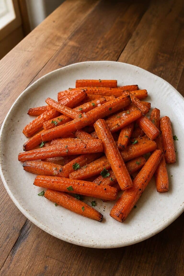 Perfectly Air Fried Carrots That Taste Like Candy