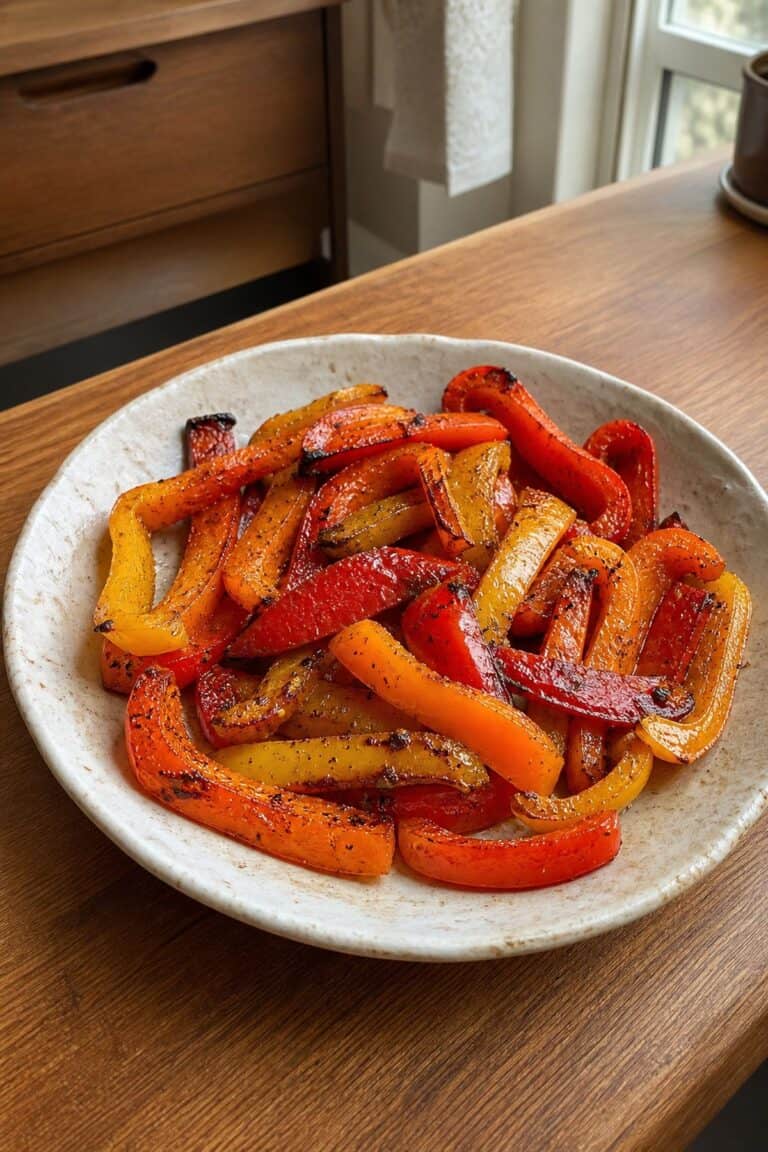 Air Fryer Bell Pepper Recipe: Crispy, Charred Peppers in Minutes