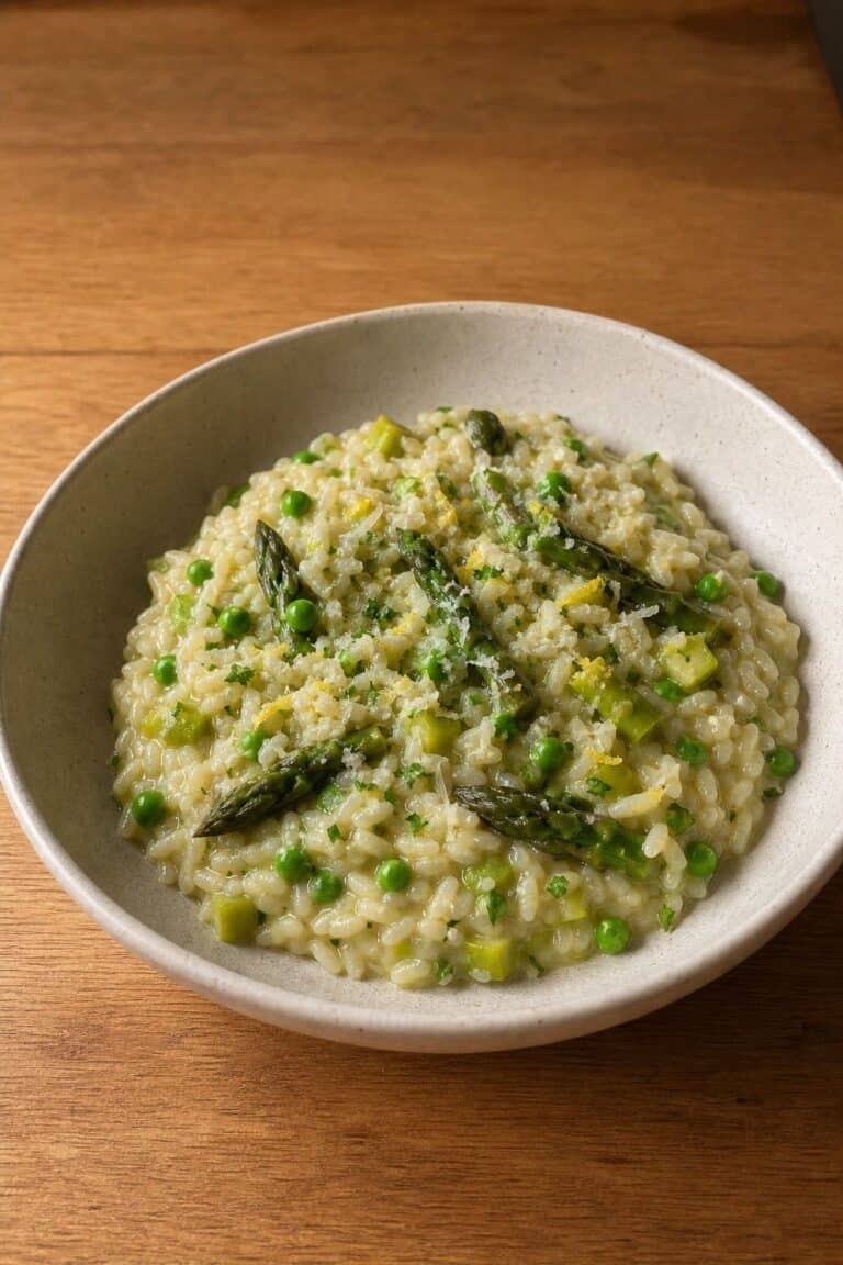Asparagus and Pea Risotto Recipe