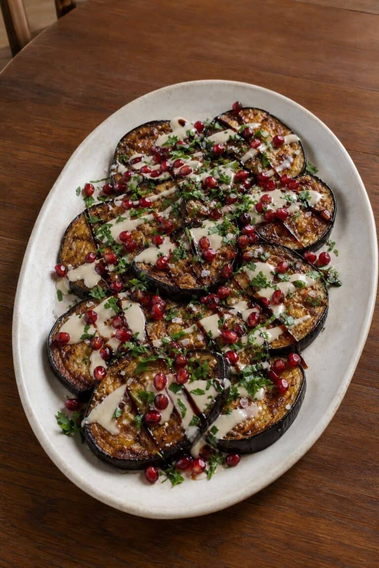Aubergine tahini recipe