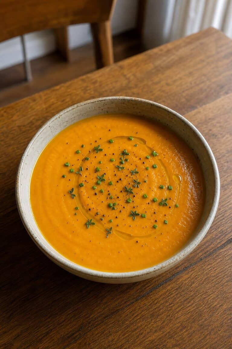 Carrot and Ginger Soup Recipe
