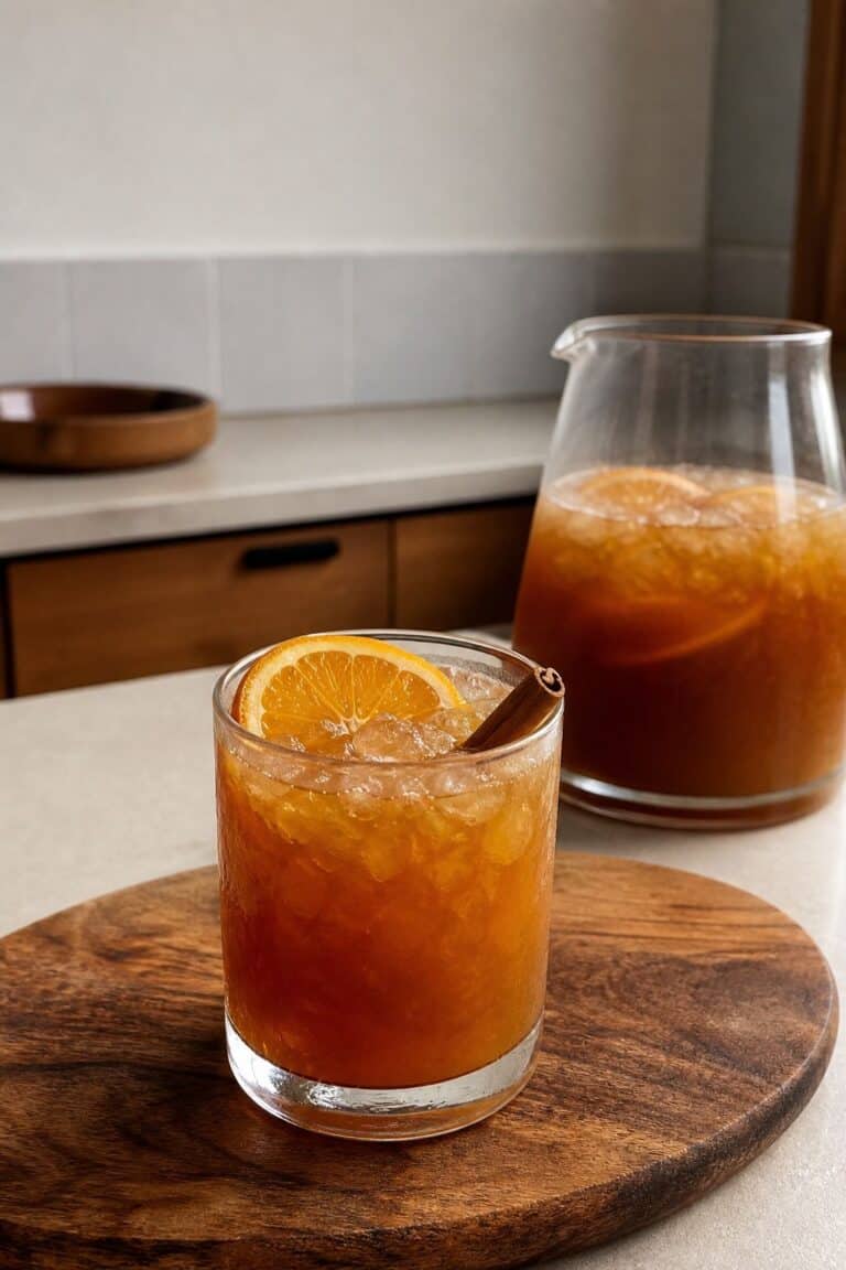 Chai-Spiced Rum Punch Recipe for a Crowd (Hot or Iced)