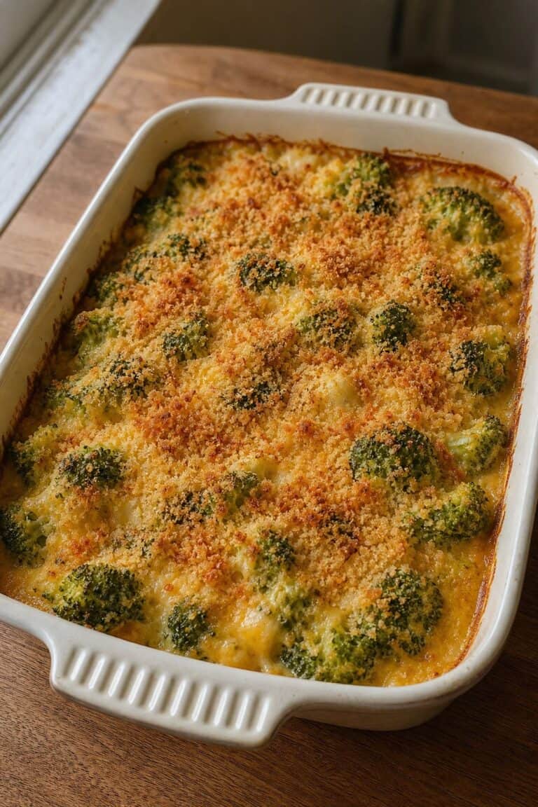 Cheesy Broccoli Casserole Recipe