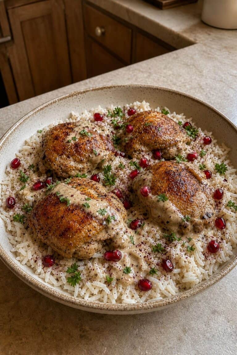 Creamy Chicken Tahini Recipe: Crisp Thighs in 35 Minutes