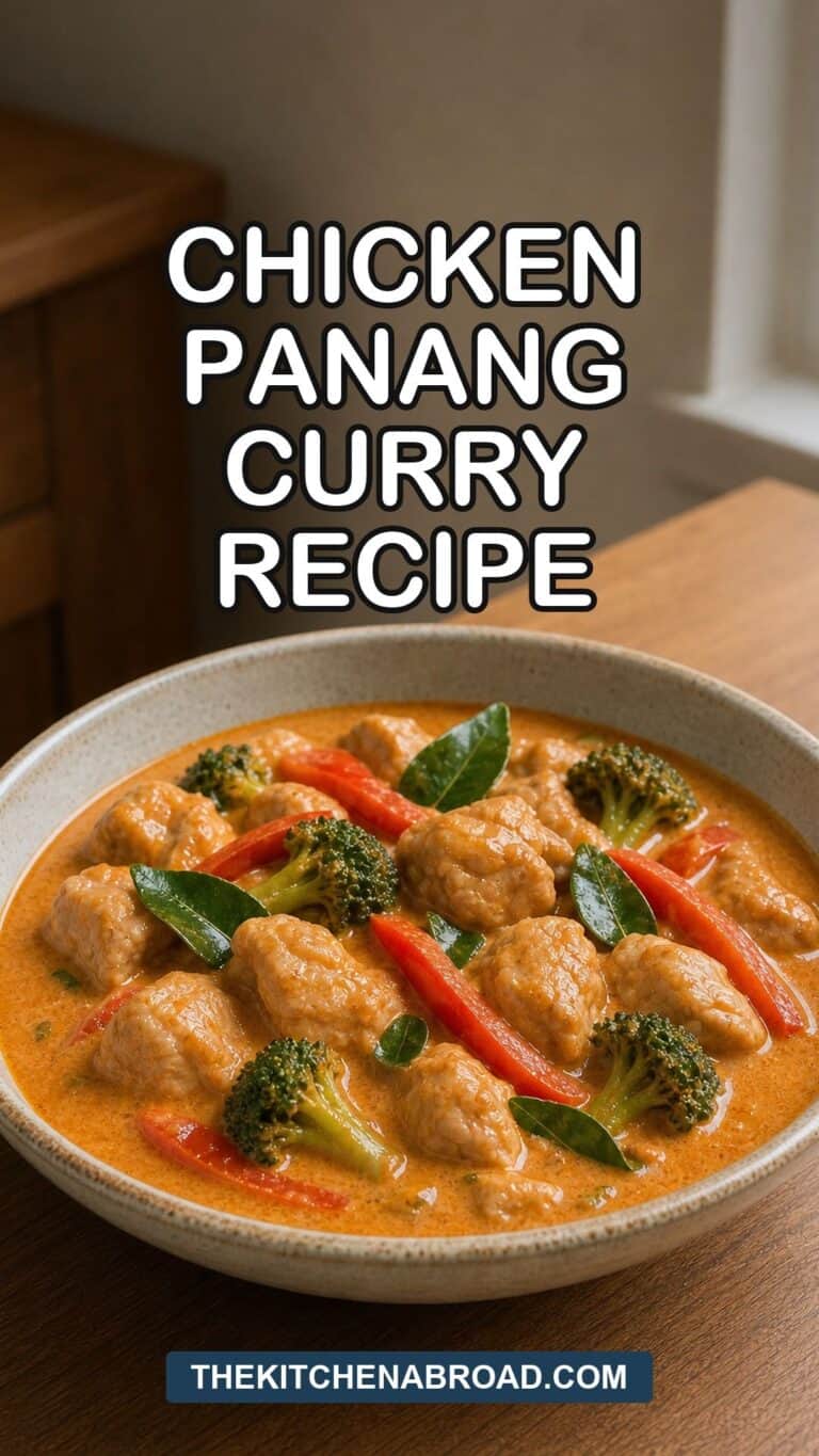 Easy Chicken Panang Thai Curry Recipe