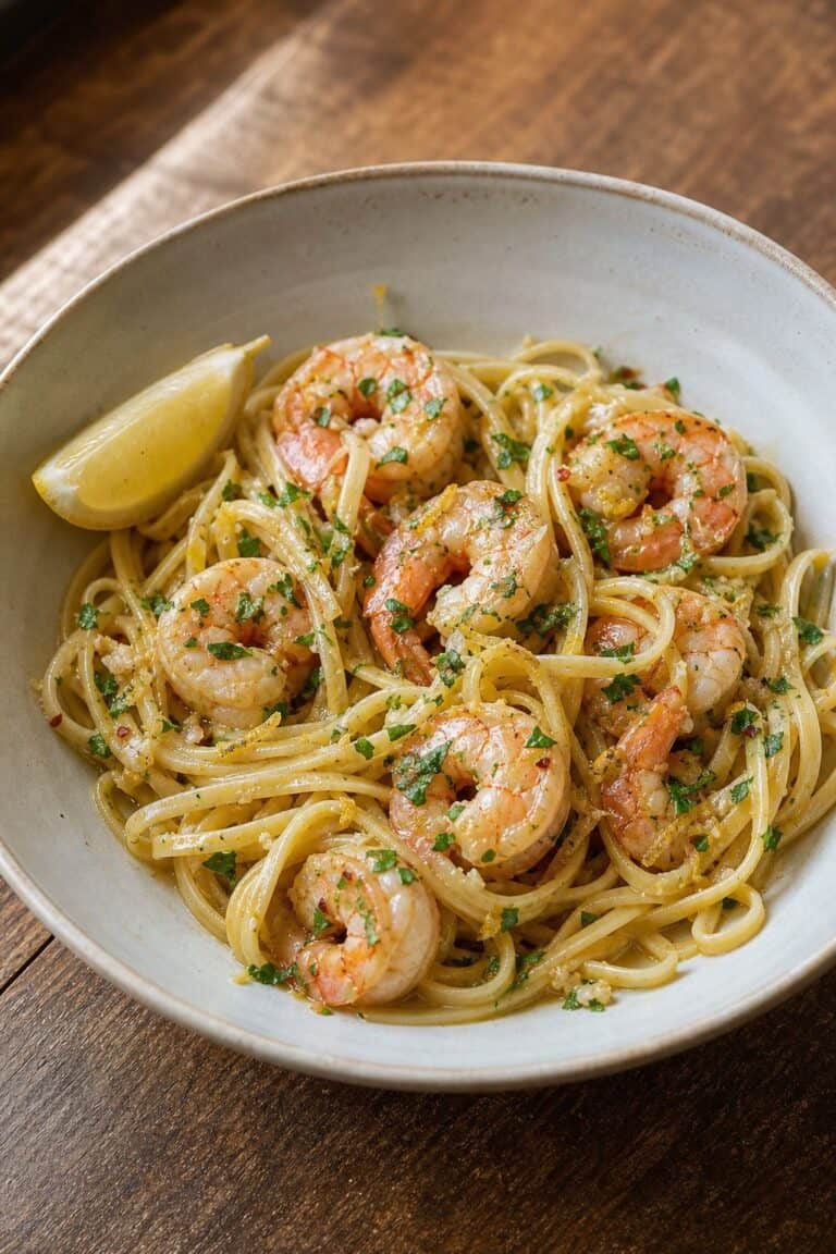 Garlic Butter Shrimp Scampi With White Wine (15 Minutes)