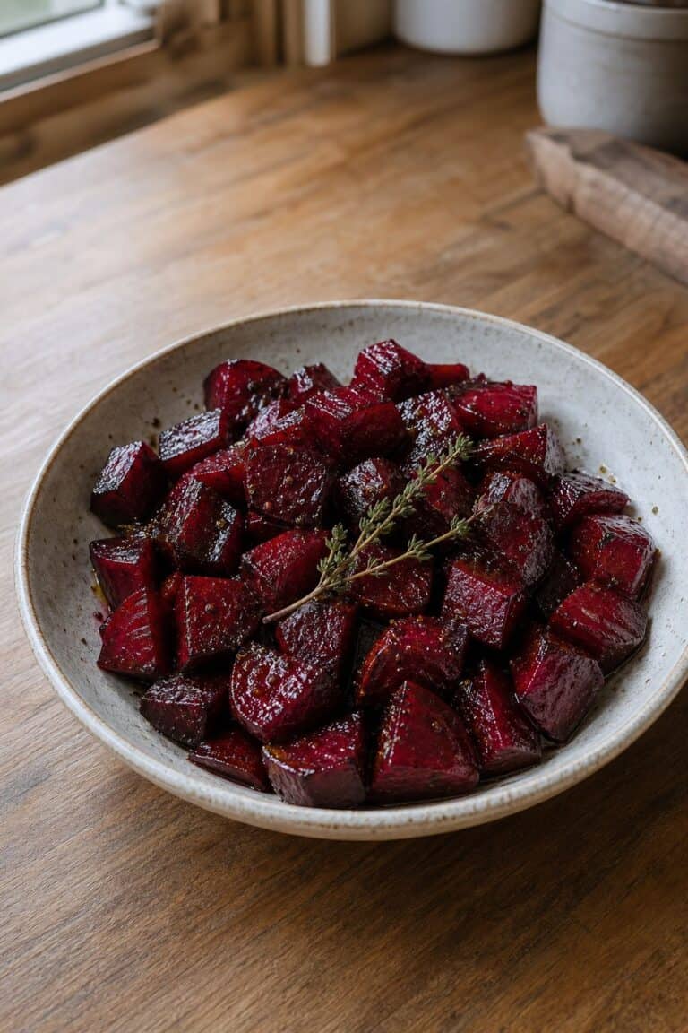 Honey and Balsamic Roasted Beets Recipe