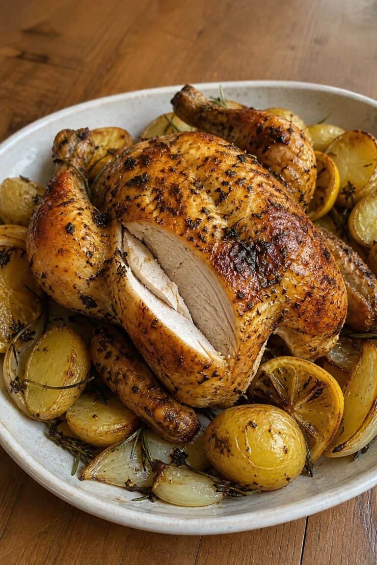 Lemon Herb Roasted Chicken Recipe