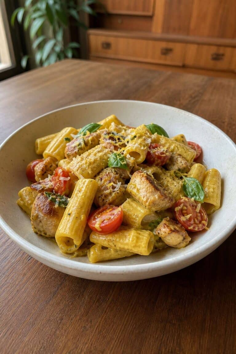 Pollo Limonello Pasta: Lemon Turmeric Chicken in 35 Minutes