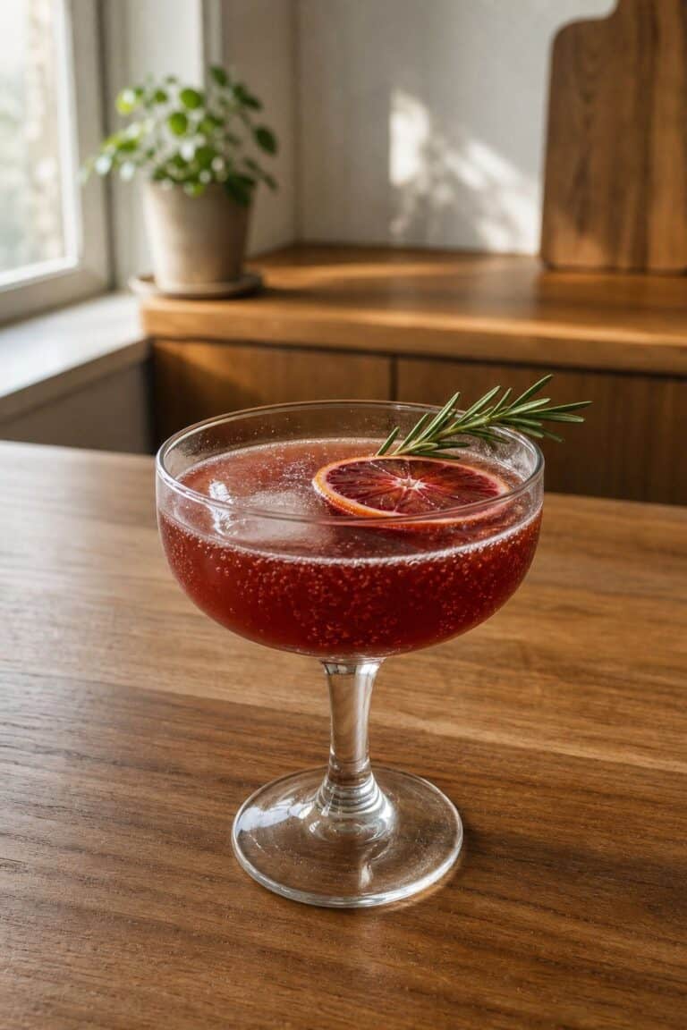 Sparkling Blood Orange Mocktail Recipe