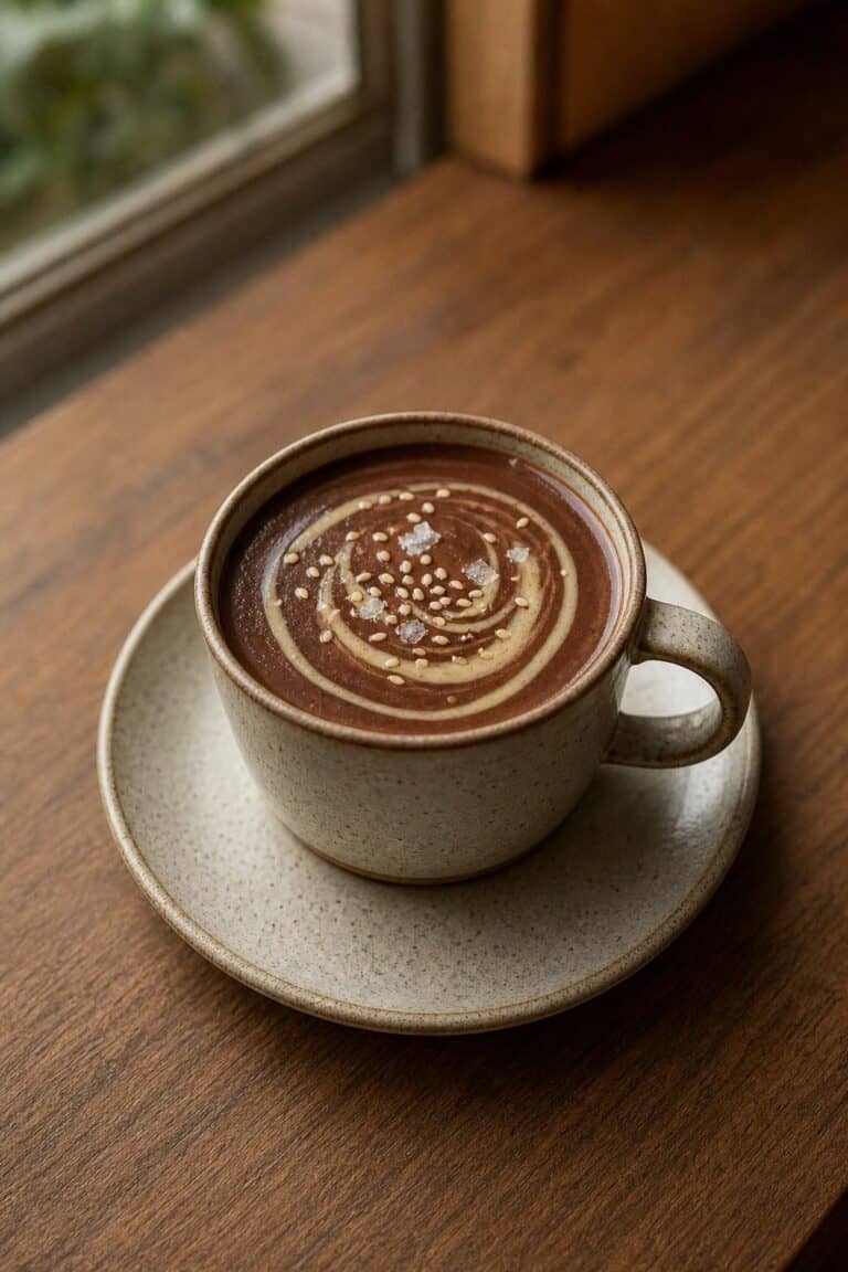 Home Tahini Hot Chocolate Recipe That’s Creamy, Nutty, and Ready in 5 Minutes