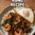 Pad Krapow Kung (Thai Basil Shrimp Stir Fry) Pad Krapow Kung recipe pin with Thai basil shrimp stir fry over jasmine rice and a fried egg