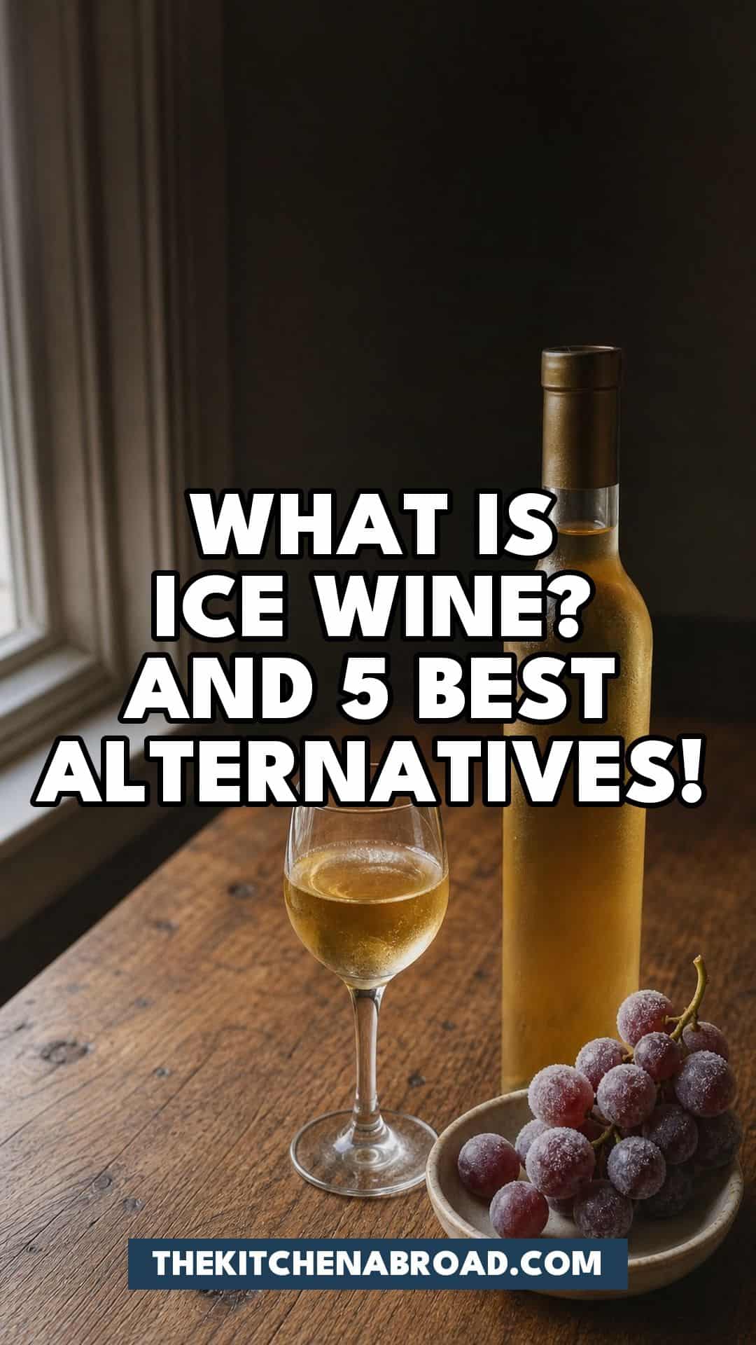 Pinterest pin for What Is Ice Wine? And 5 Best Alternatives!