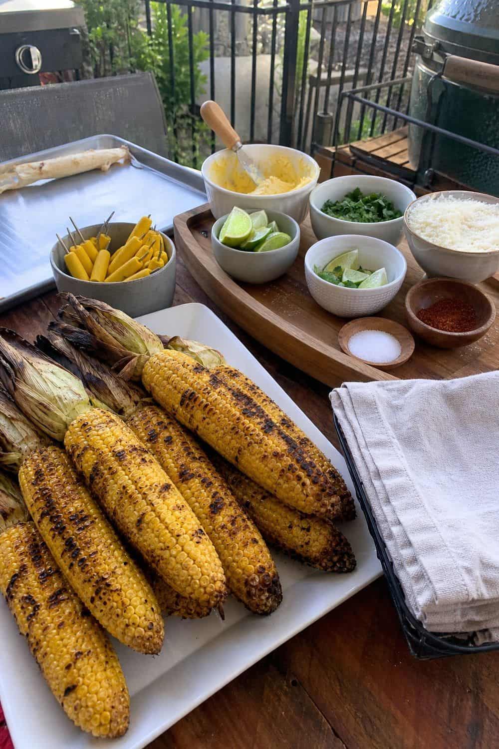 25 Backyard BBQ Food Ideas for a Crowd-Pleasing Summer Menu 7. Grilled Corn With a Butter Bar for backyard BBQ food ideas