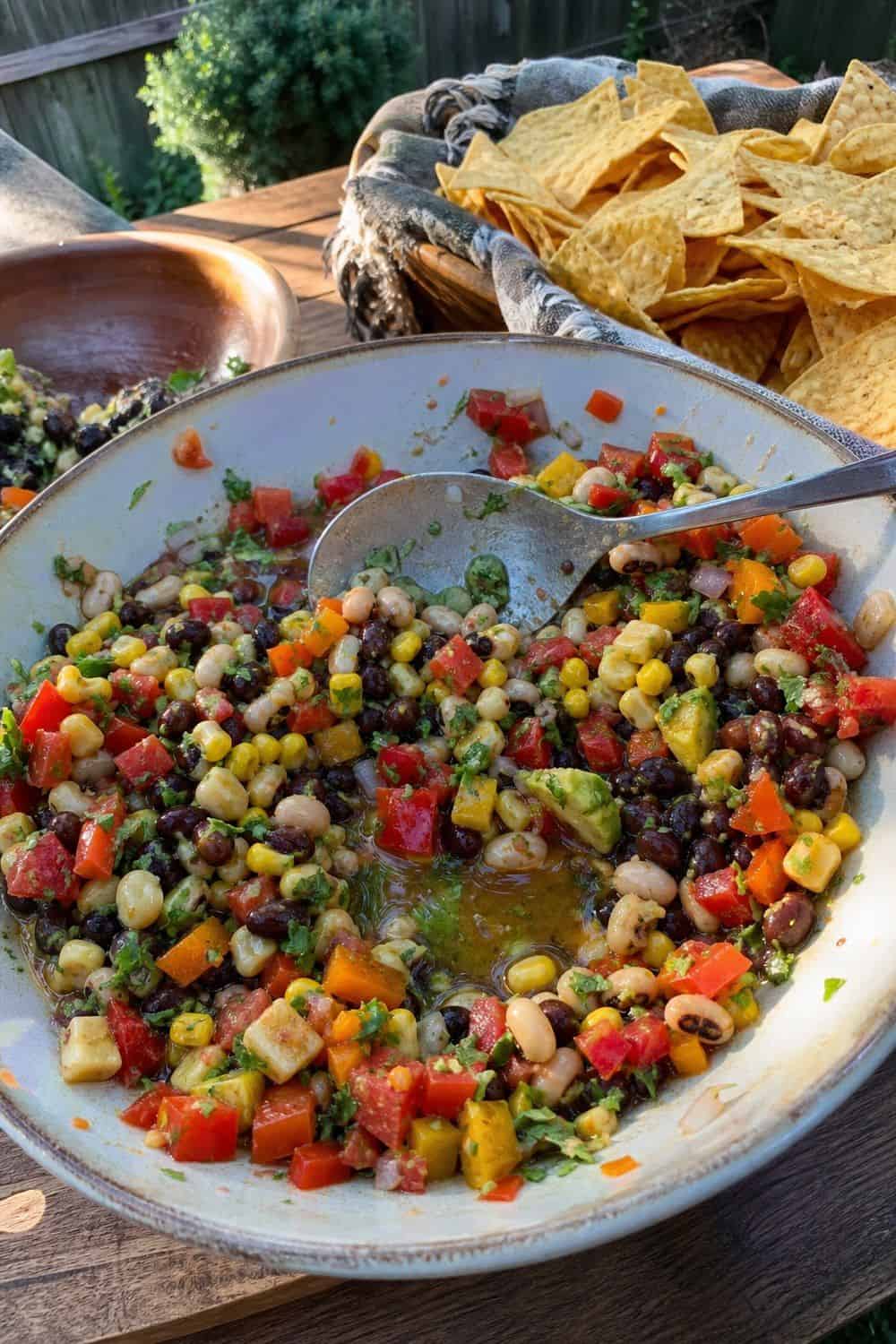 25 Backyard BBQ Food Ideas for a Crowd-Pleasing Summer Menu 12. Cowboy Caviar as a Scoopable Side for backyard BBQ food ideas