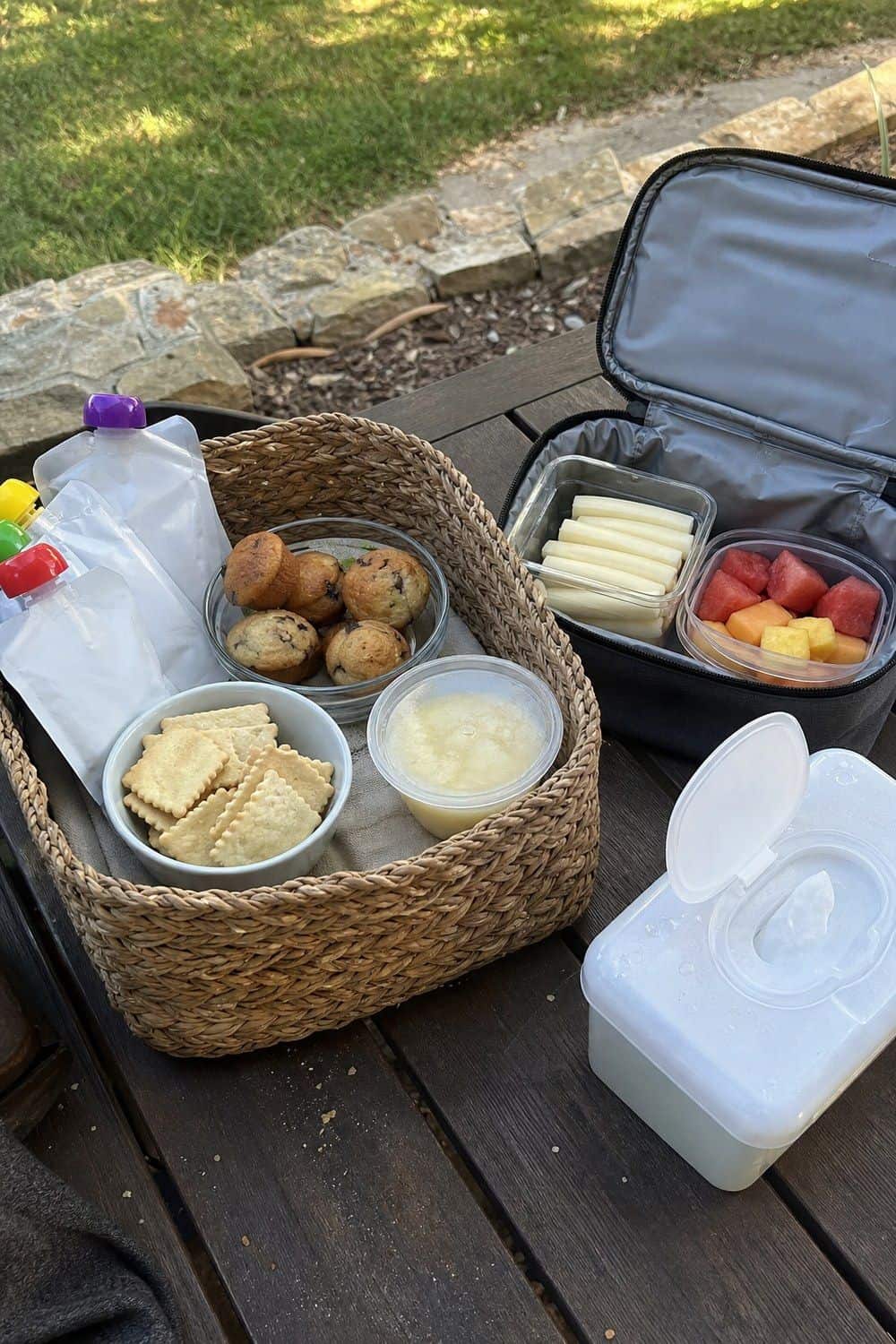 25 Backyard BBQ Food Ideas for a Crowd-Pleasing Summer Menu 18. Kid-Friendly Snack Basket for backyard BBQ food ideas