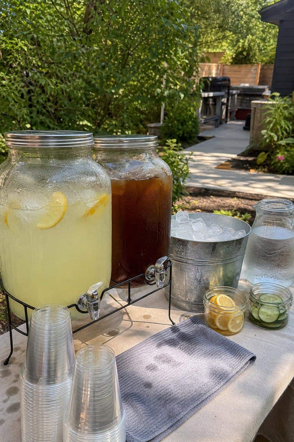 25 Backyard BBQ Food Ideas for a Crowd-Pleasing Summer Menu 19. Lemonade and Iced Tea Station for backyard BBQ food ideas
