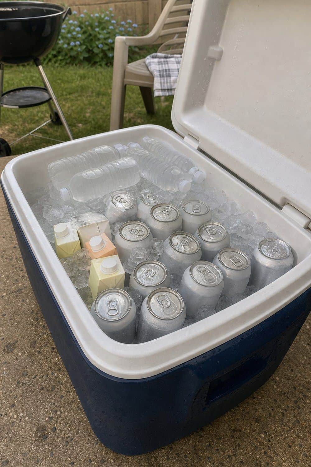 25 Backyard BBQ Food Ideas for a Crowd-Pleasing Summer Menu 20. Separate Cooler of Canned Drinks for backyard BBQ food ideas