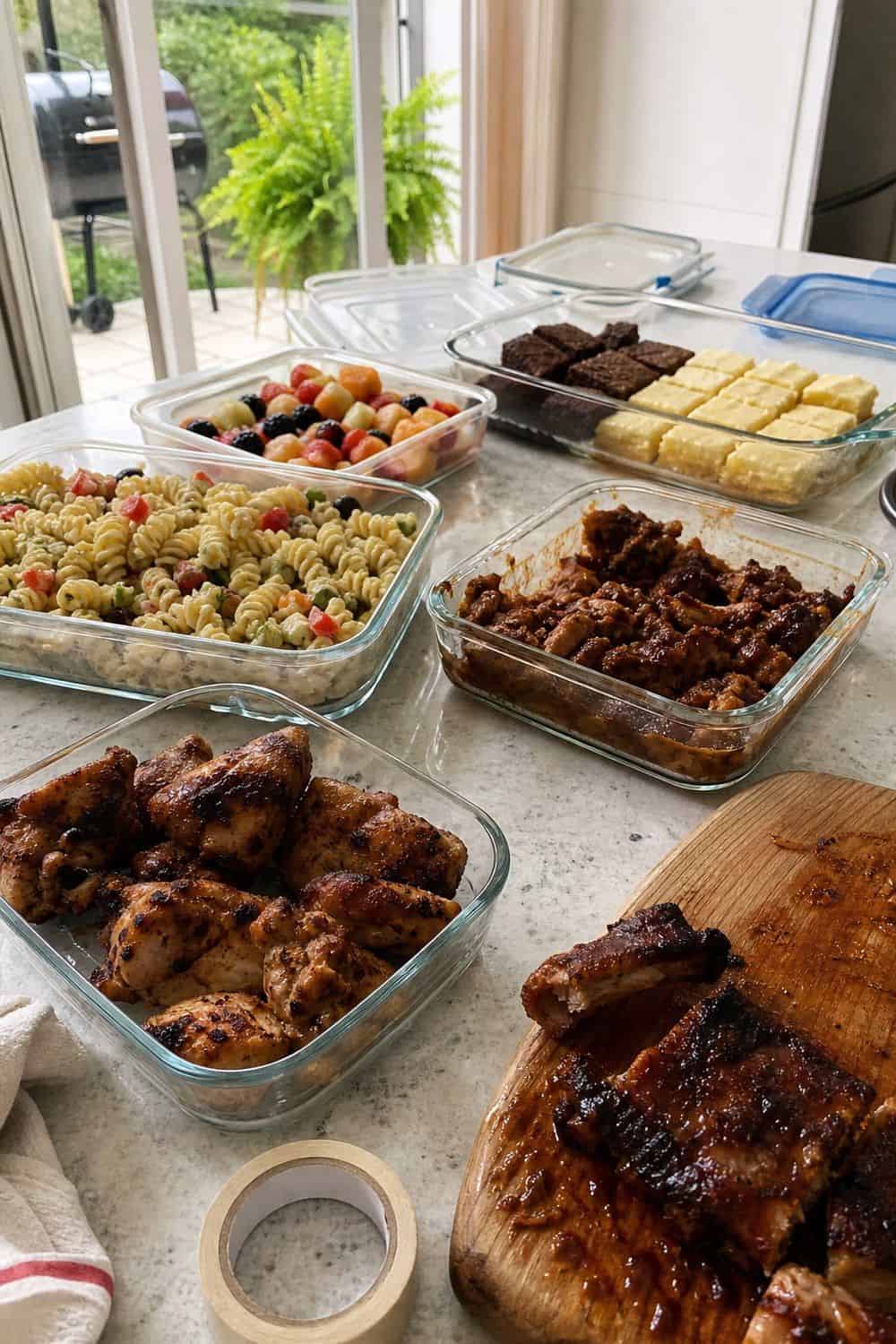 25 Backyard BBQ Food Ideas for a Crowd-Pleasing Summer Menu 25. Leftovers in Shallow Containers for backyard BBQ food ideas