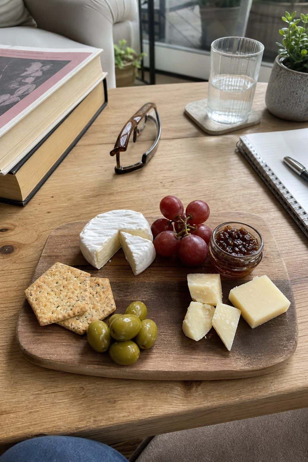 25 Book Club Food Ideas for Easy Conversation and Snacking 4. Create a Small Cheese and Cracker Board for book club food ideas