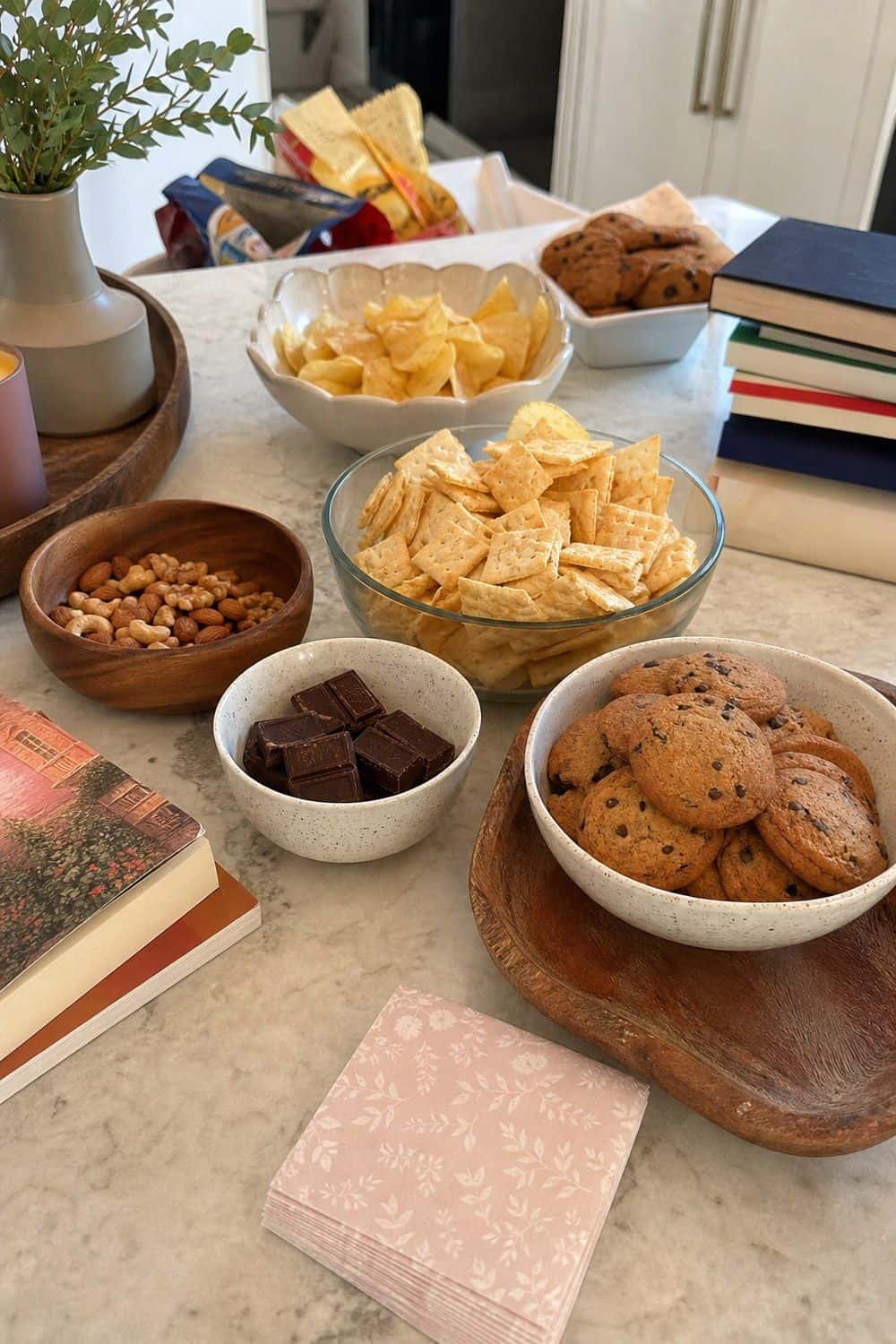 25 Book Club Food Ideas for Easy Conversation and Snacking 18. Decant Snacks Before Discussion Starts for book club food ideas