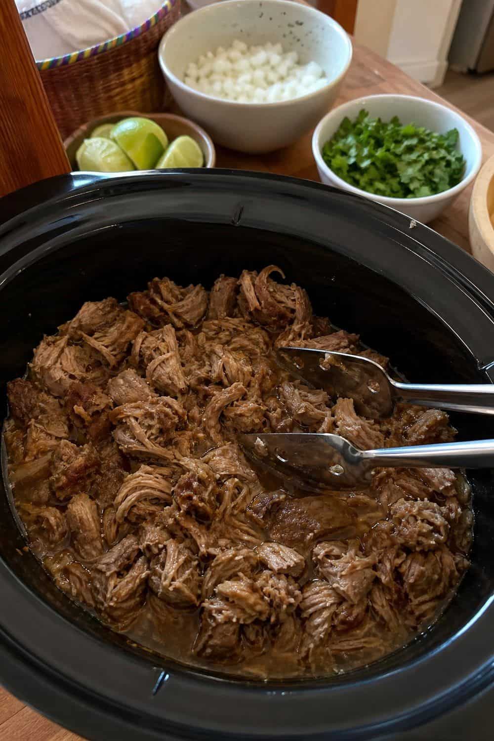 25 Cinco de Mayo Taco Bar Ideas for a Colorful Self-Serve Spread cinco de mayo taco bar ideas section 04 make slow cooker carnitas the main filling