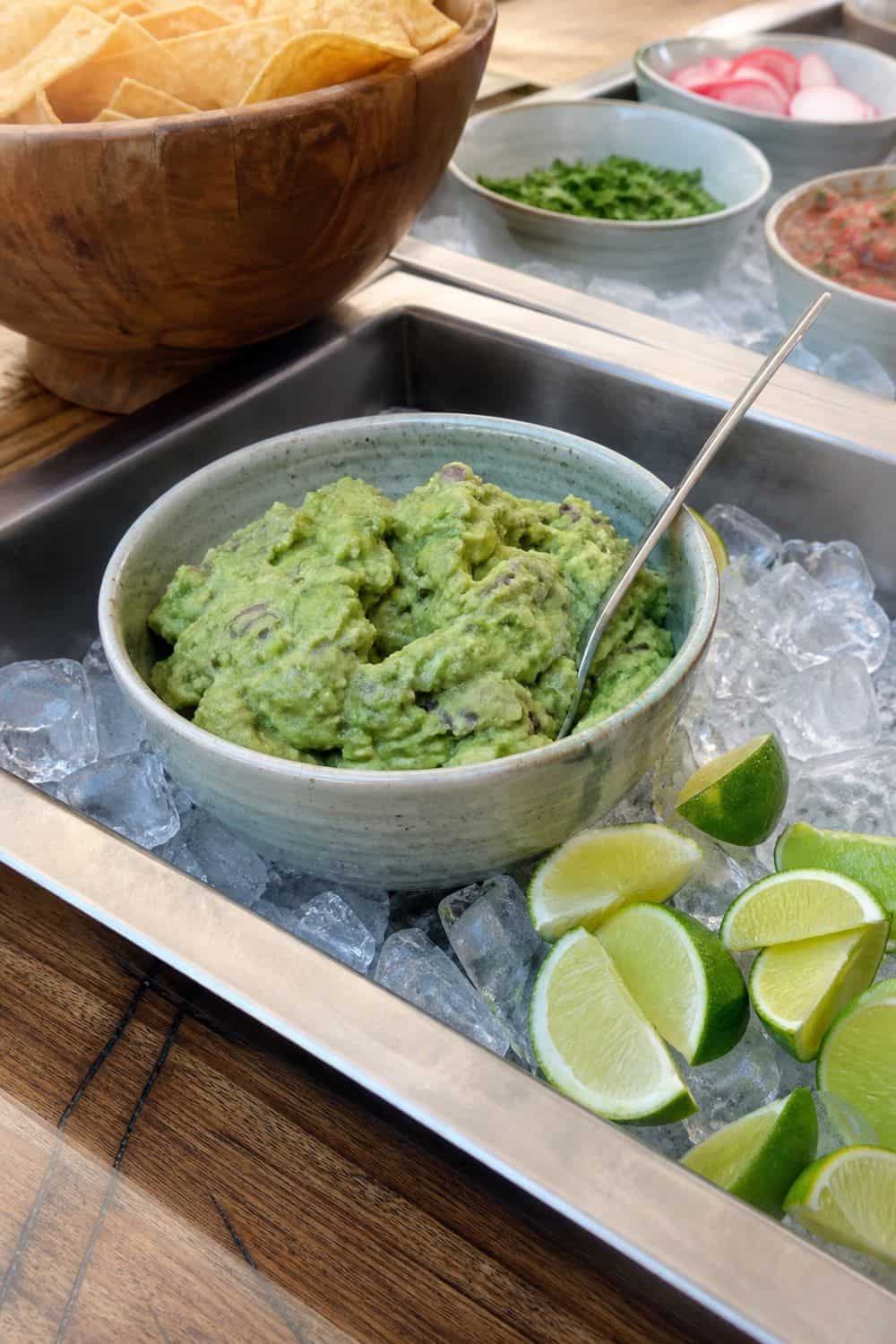 25 Cinco de Mayo Taco Bar Ideas for a Colorful Self-Serve Spread cinco de mayo taco bar ideas section 12 keep guacamole in a chilled bowl