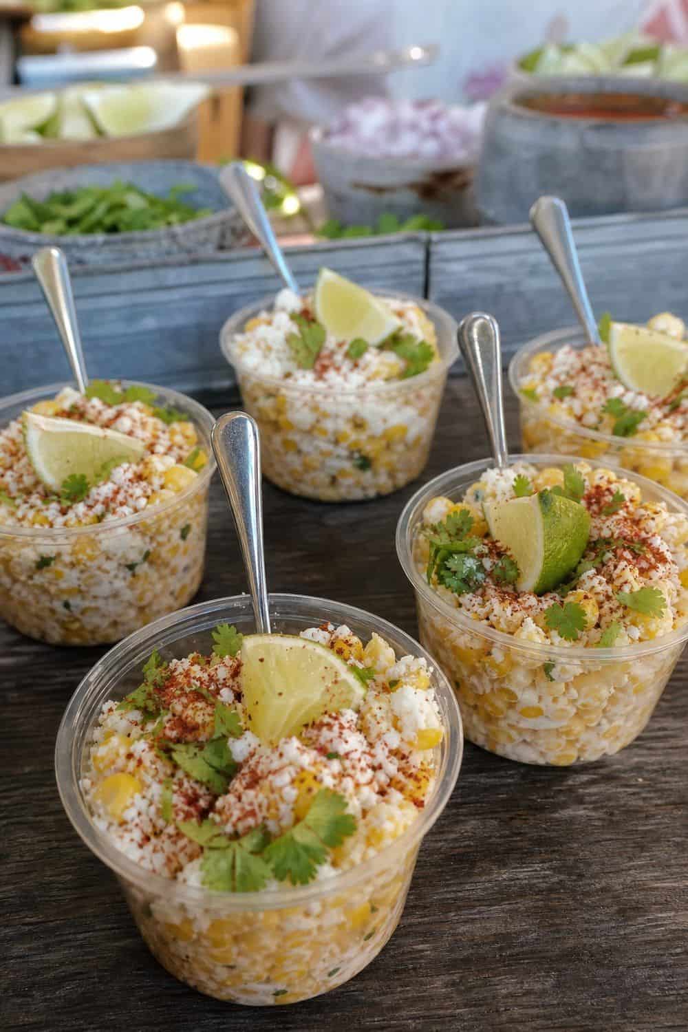 25 Cinco de Mayo Taco Bar Ideas for a Colorful Self-Serve Spread cinco de mayo taco bar ideas section 22 serve elote cups as a side