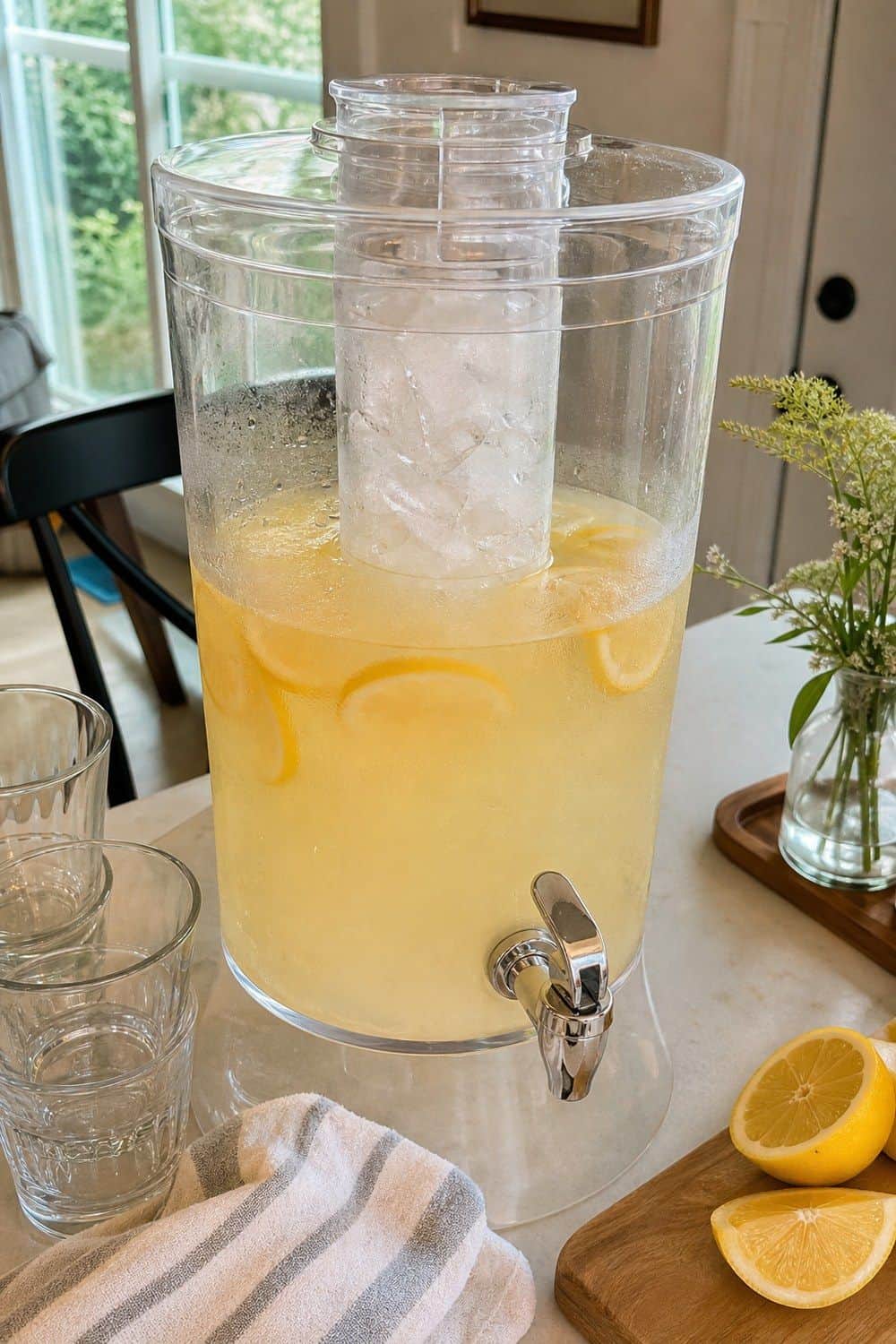 20 Best Drink Dispensers and Pitchers Worth Buying drink dispensers and pitchers 07 drink dispenser with ice core for chilled drinks