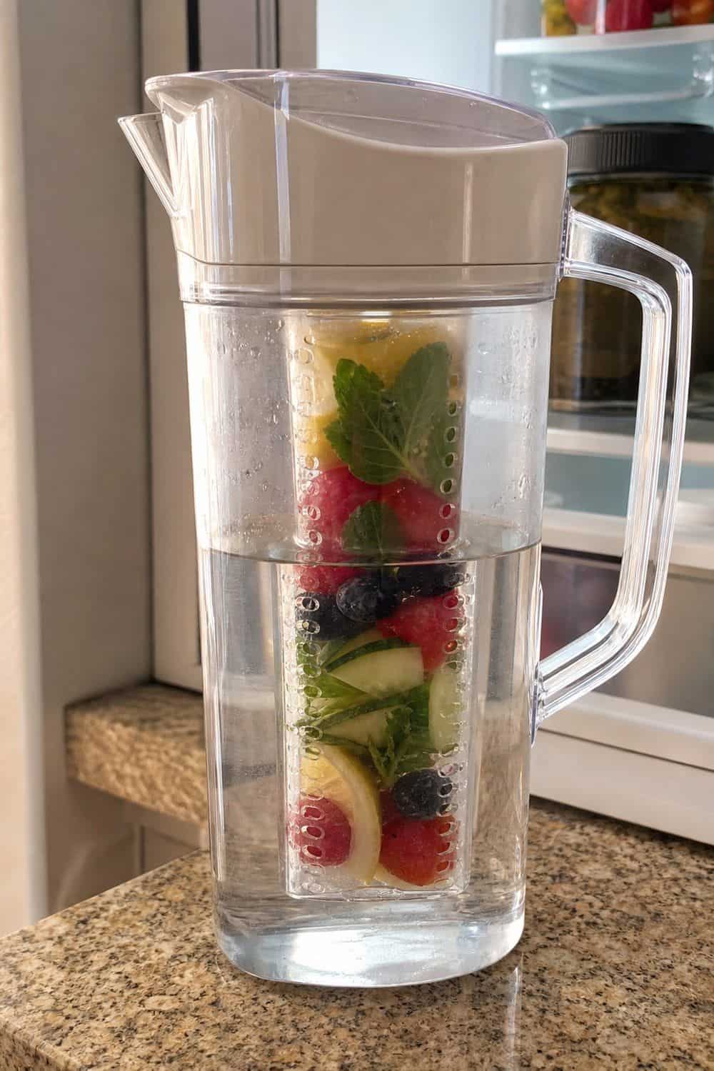 20 Best Drink Dispensers and Pitchers Worth Buying drink dispensers and pitchers 08 fruit infuser pitcher for flavored water
