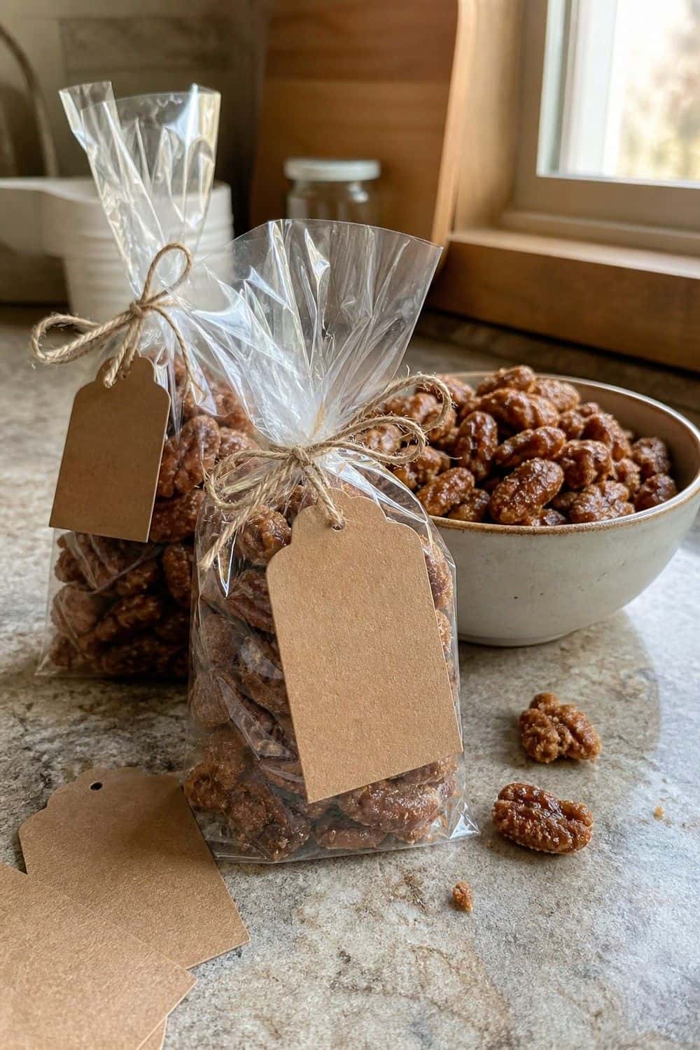 15 Edible Gift Ideas for Cozy Food Moments edible gift ideas section 02 spiced candied nut bags