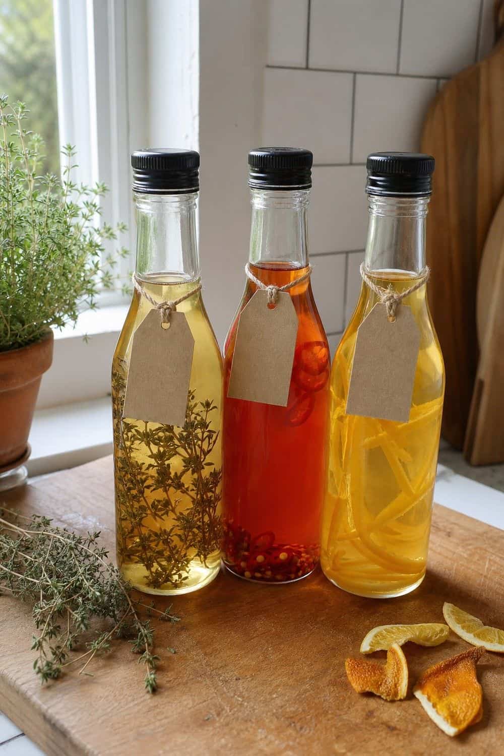 15 Edible Gift Ideas for Cozy Food Moments edible gift ideas section 10 infused vinegar bottle