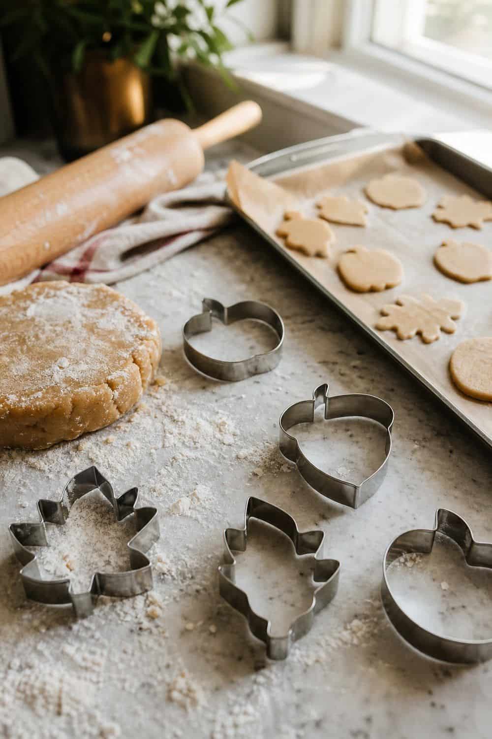 25 Best Fall Baking Supplies Worth Buying Fall Cookie Cutters for Leaves and Pumpkins for fall baking supplies in a casual home kitchen