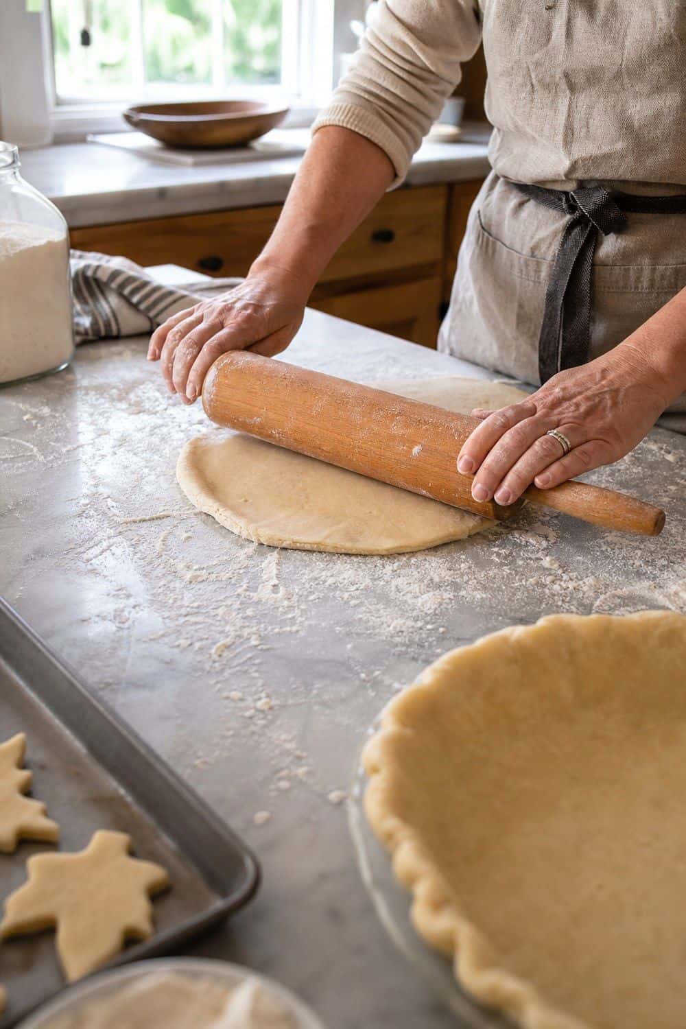25 Best Fall Baking Supplies Worth Buying Rolling Pin for Pie Dough and Cutout Cookies for fall baking supplies in a casual home kitchen