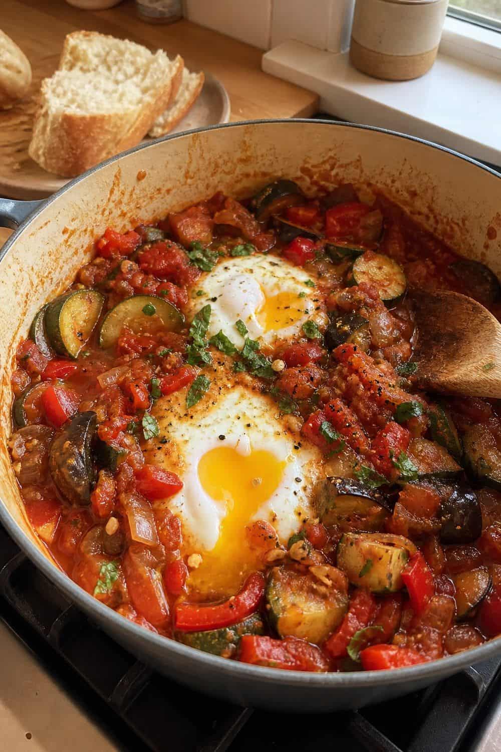 15 Farm Stand Dinner Ideas for Cozy Food Moments One-Pot Ratatouille With Jammy Eggs