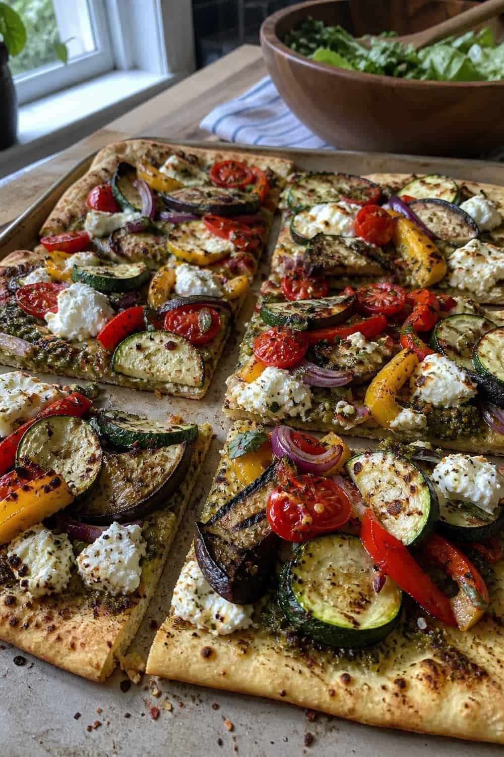 15 Farm Stand Dinner Ideas for Cozy Food Moments Grilled Vegetable Flatbread