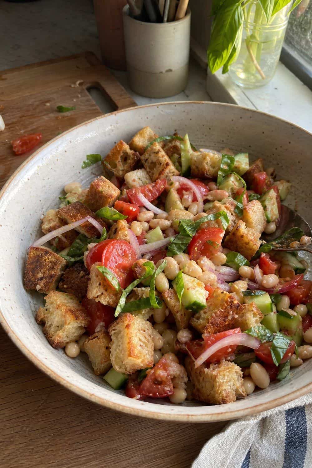 15 Farm Stand Dinner Ideas for Cozy Food Moments Farm Stand Panzanella With Beans
