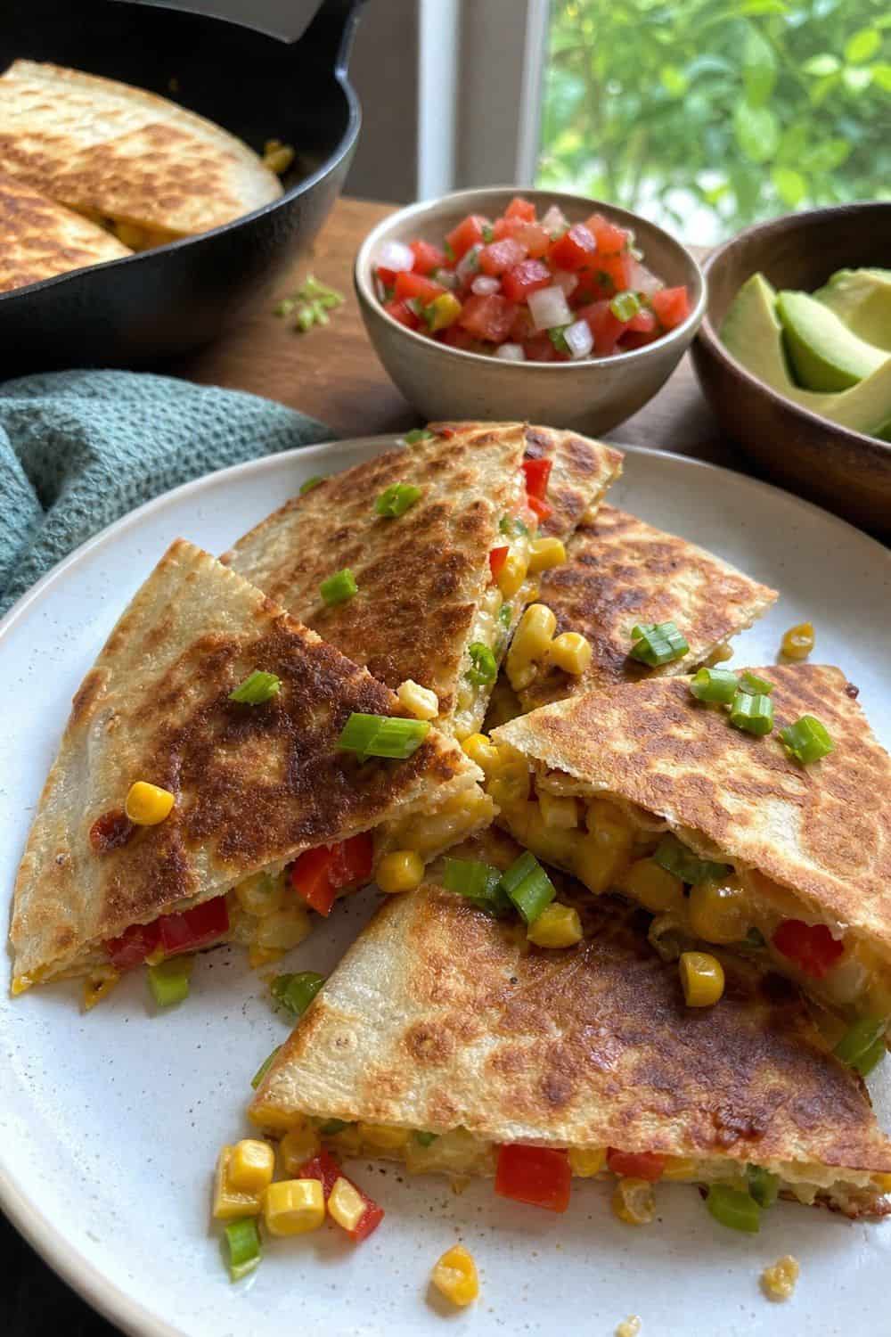 15 Farm Stand Dinner Ideas for Cozy Food Moments Sweet Corn and Pepper Quesadillas