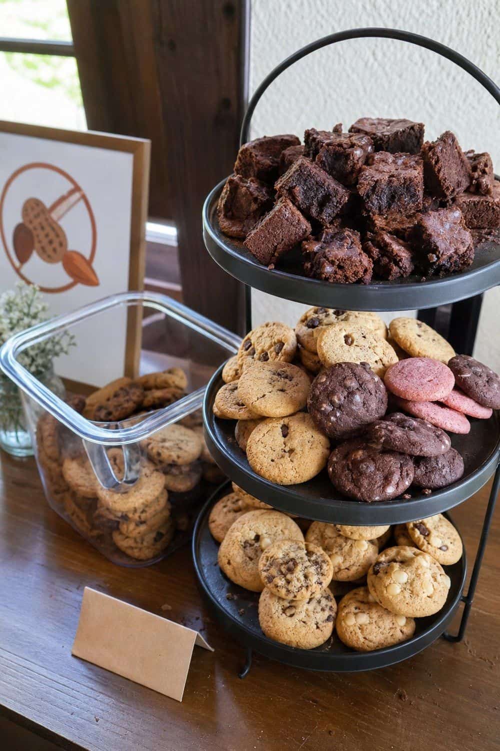 25 Graduation Party Food Ideas for a Crowd-Friendly Buffet Add Cookie and Brownie Bites for Staggered Guests for a graduation party buffet