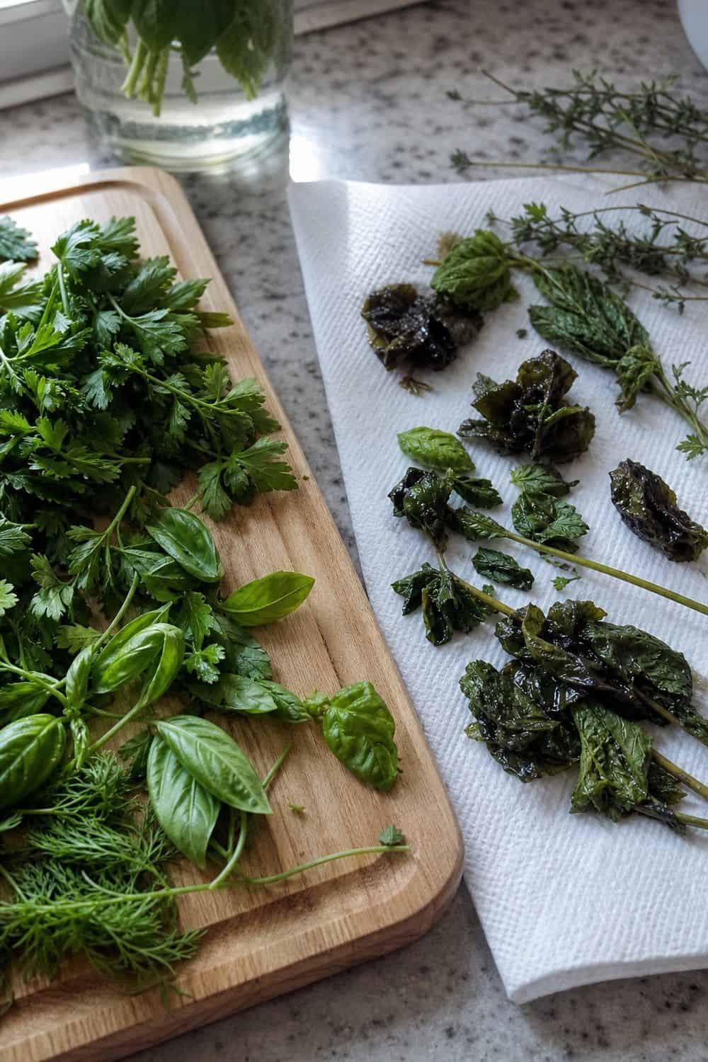 How to Store Herbs So They Stay Fresh how to store herbs 12 know when herbs are past saving section photo