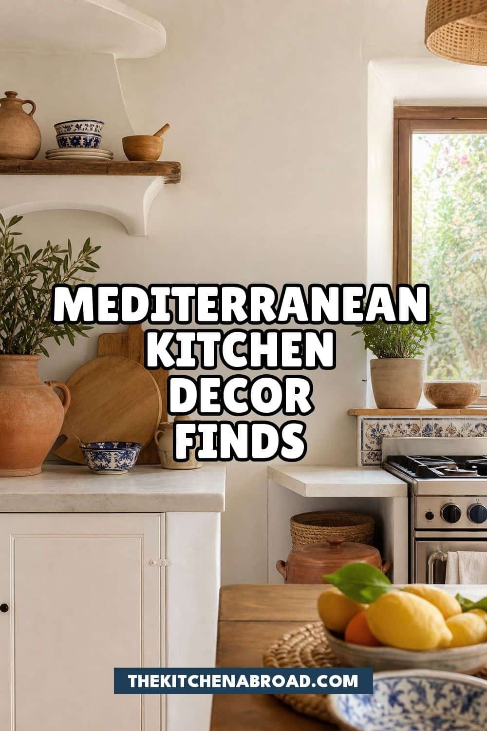 mediterranean kitchen decor finds pinterest pin