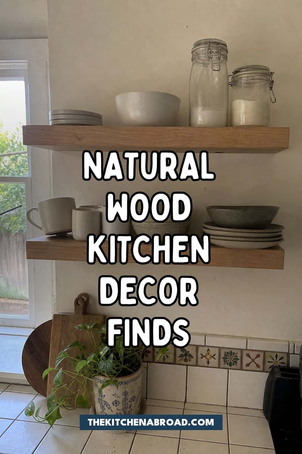 Natural wood kitchen decor finds with warm natural wood kitchen styling
